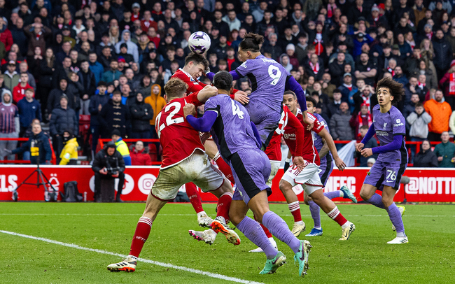 Màn đụng độ Liverpool vs Nottingham