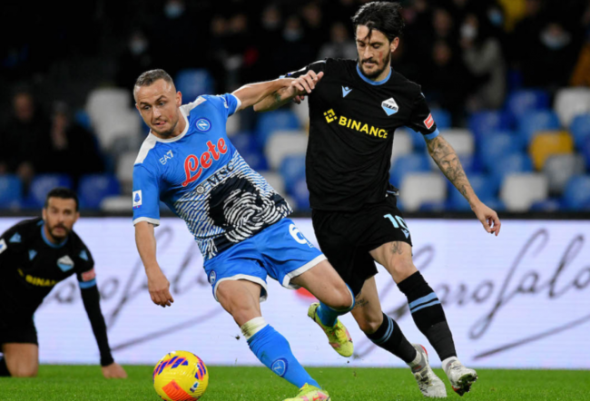 Màn đụng độ Napoli vs Lazio