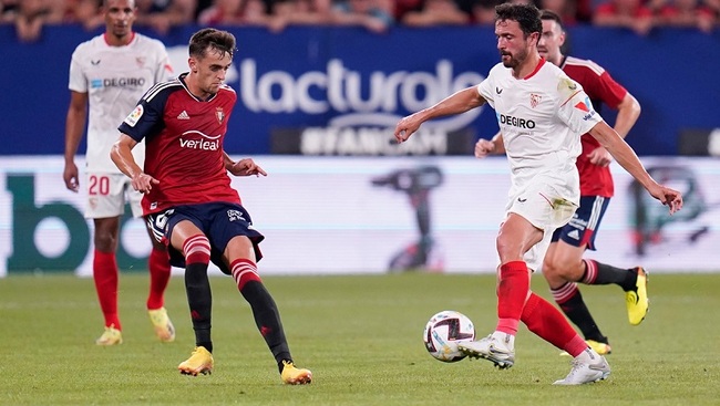 Màn đụng độ Sevilla vs Osasuna